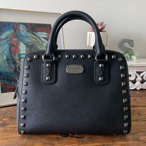 Michael Kors Black Studded Bag